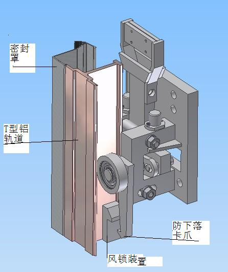 柔性大門示意圖